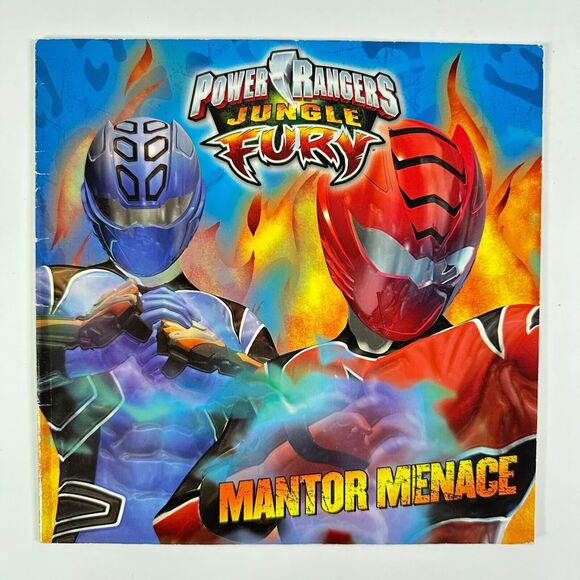 2/$6 Power Rangers Jungle Fury-Mantor Menace book adapted by Slade Stone (PB) - Picture 1 of 10